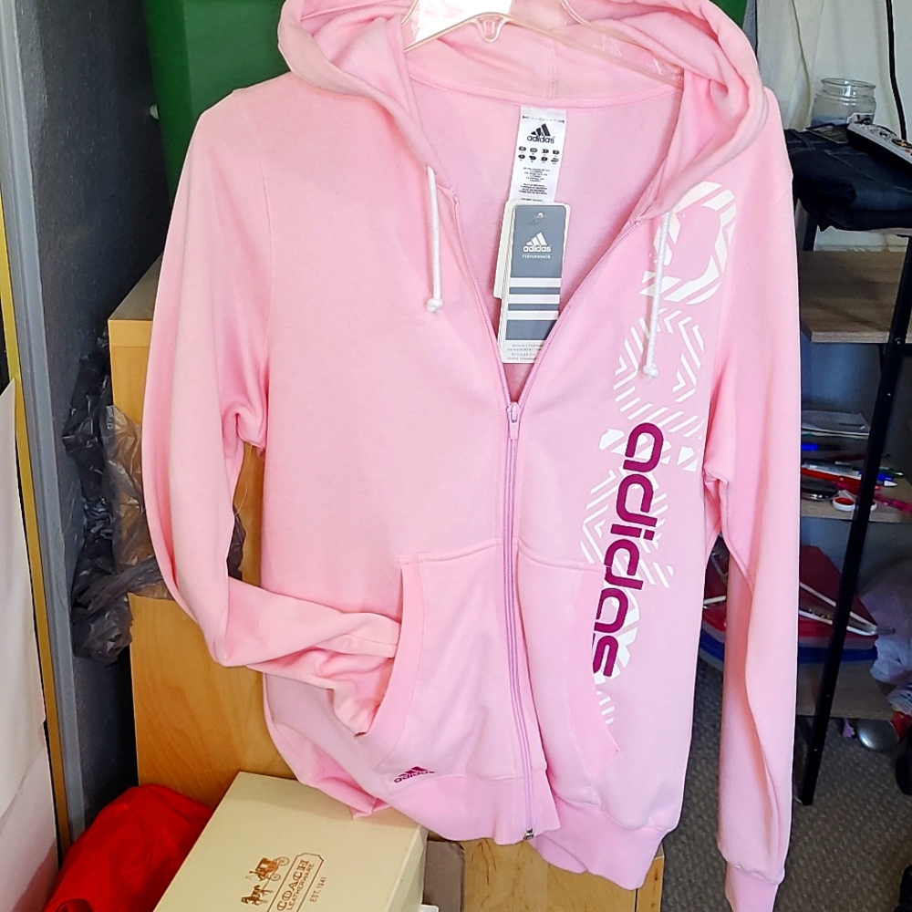 ADIDAS PINK SWEATSHIRT